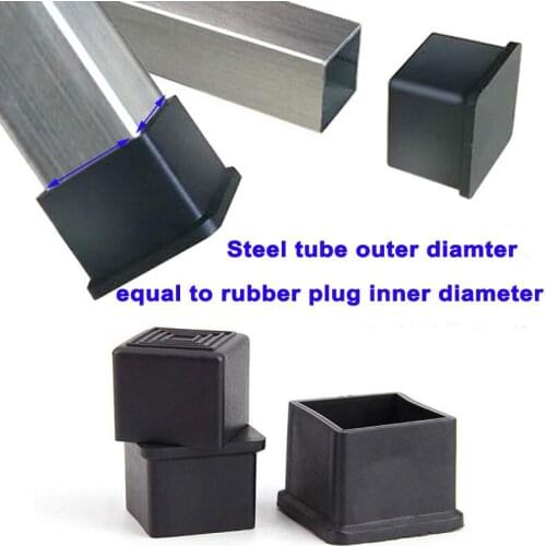 12-40PCS table and chair foot cover desk food rubber plug foot cushion dining table foot cushion square tube plug