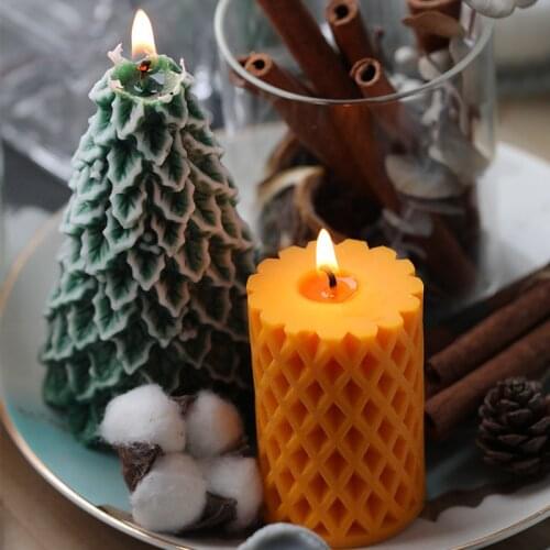 3D Art Candle Silicone Mold Aromatherapy Candle Mould Handmade DIY Creative Mold Decoration Candle Mould