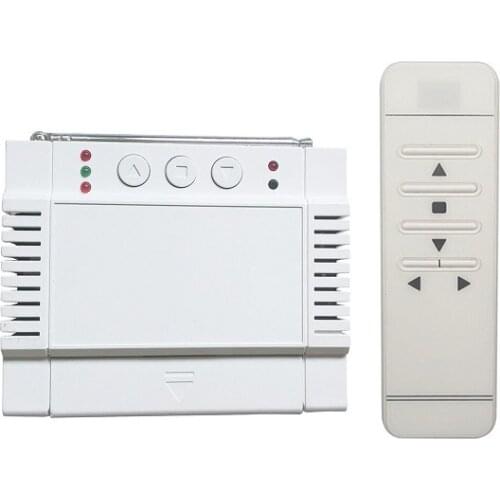 AC220V 250V 110V 2CH Digital display intelligent RF remote control switch projection screen/Tubular motor garage door/shutters