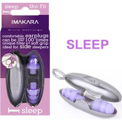 Earplugs Noise Reduction Sleep Canceling Case Reusable Earplug To Wholesale Reusable Music Protector Silicone Sleeping Ear Plugs