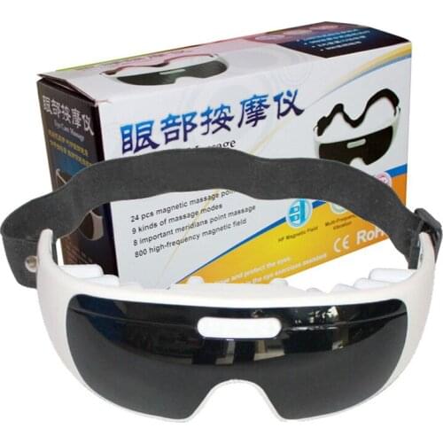 DC electric Vibration eye care massager dark circles Alleviate Fatigue forhead massage 24pcs magnetic treatment + usb line