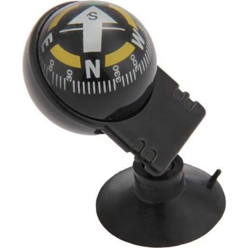 50% Hot Sales Black Car Dashboard Boat Truck Suction Mount Pocket Navigation Compass Ball