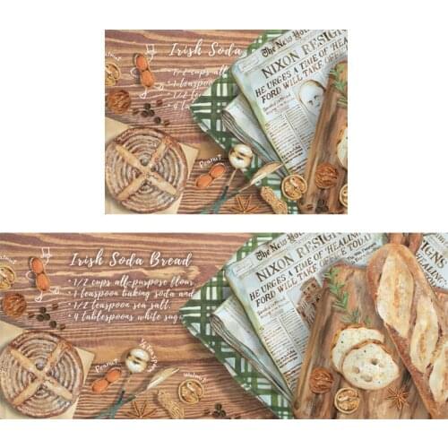 Drop Shipping PVC Kitchen Mat Bedroom Entrance Doormat Home Hallway Floor Living Room Carpet Bathroom Anti-Slip Rug