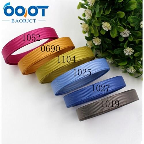 OOOT BAORJCT 177172,10mm Solid Color Grosgrain Ribbon 10 yards , DIY handmade clothing accessories , Jewelry & Accessories