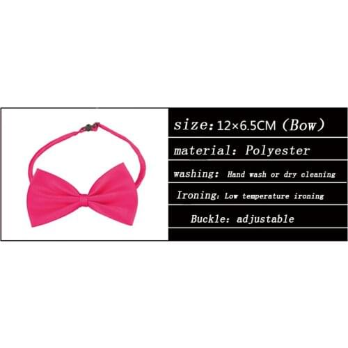 Fashion Dog Cat Necklace Adjustable Strap for Cat Collar Dogs Accessories Pet Dog Bow Tie Puppy Bow Ties Dog Pet Supplies