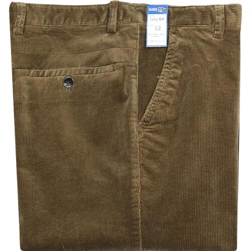 Mu Yuan Yang Corduroy Trousers Large Size Mens Long Pants Middle Waist Casual Straight Pants Solid Cotton Trousers 38 40 42
