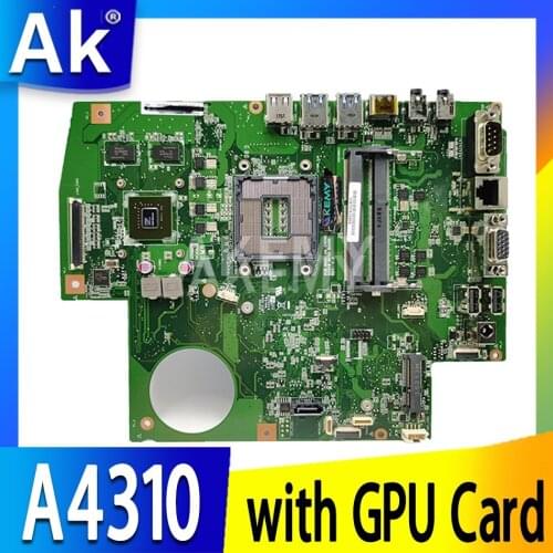 New Akemy A4310 Mainboard For ASUS A4310 All-in-one Motherboard 100% Test OK with GPU Card