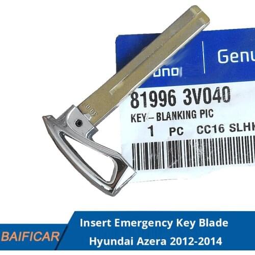 Baificar Brand New Genuine Insert Emergency Key Blade 81996-3V040 For Hyundai Azera 2012-2014