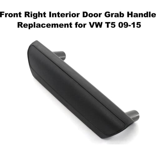 Front Right /Left Interior Door Grab Handle Black Interior Door Pull Handle Replacement for VW T5 09-15