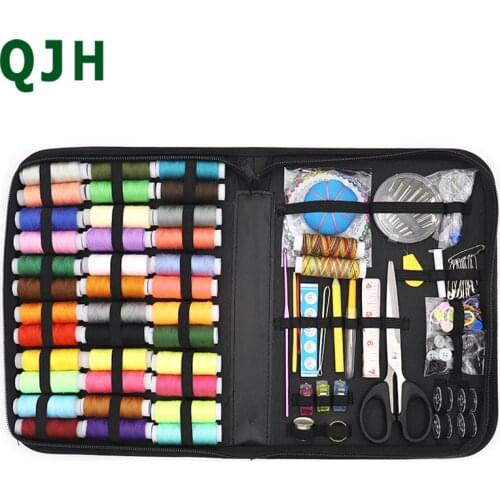 Portable mini sewing kit DIY multifunctional sewing box set scissors soft ruler thread remover threader button Sewing accessorie