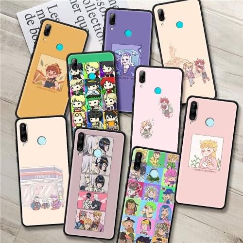 Cute JoJo Bizarre Adventure Silicone Phone Case For Huawei P30 P40 Lite E P20 Pro + P Smart Z 2018 2021 Housing Cover Fundas