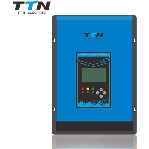 TTN 4500w pv system battery solar controller inverter 12V/24V/36V/48V 80 amp mppt solar charge controller