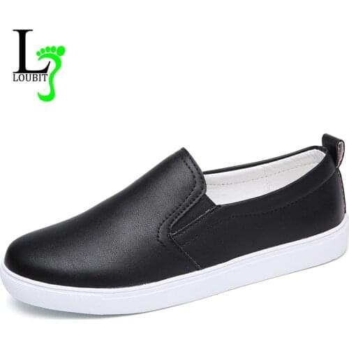 Women Sneakers 2020 Summer Flats Shoes Slip On Female Casual Loafers Breathable Footwear PU Sneakers Flat Comfortable Shoes 41