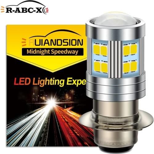 1 pcs 2835 24smd H6M P26S led bulb motorbike headlight motorcycle accessories Scooter ATV headlamp 6V 8-30V 800lm white