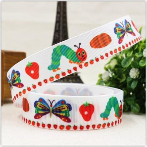 15061015, free shipping 22MM cartoon Series Printed grosgrain ribbon, DIY handmadeHair accessories Material wedding gift wrap
