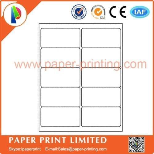 3000 sheets a4 blank matte white label for inkjet printer 50.8mmx101.6mm,only send to china,temp link.ask first
