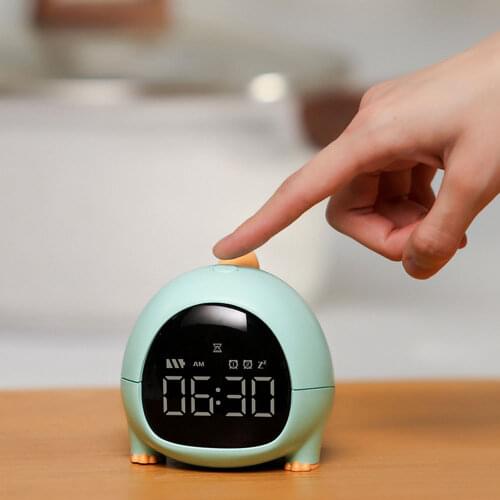 Childrens Alarm Clock Little Dinosaur Electronic Watch Desk Digital Moment Bedroom Decoration Table And Accessory Smart Hour