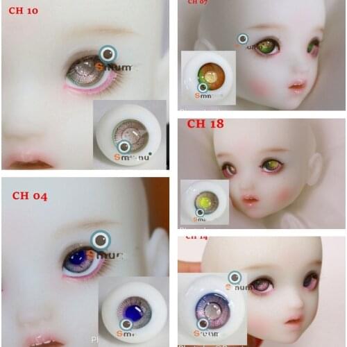 1/12 1/8 1/6 1/4 1/3 BJD Make Up Accessories Doll 8mm-26mm Full Size Gradient Glass Eyeball For BJD/SD YOSD MSD SD13 SSDF C0998