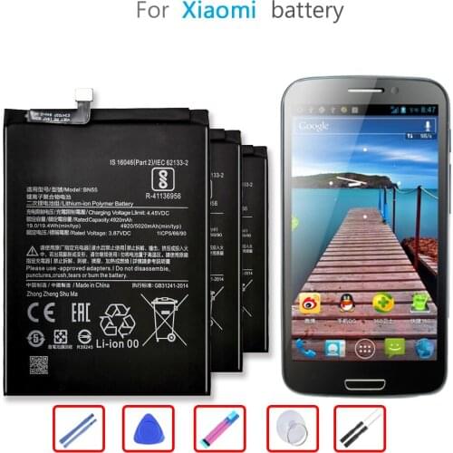 GUKEEDIANZI Xiaomi Redmi Note 9 5G Phone Batteries