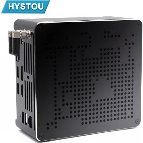 Hystou10th Gen pc gamer Intel i7 10750H i9 9880H Xeon 2186M Mini PC 2 Lan Gaming Desktop Computer 4K DP HDMI 2.0mini pc gamer