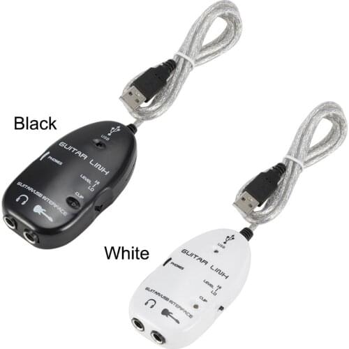 Electric Guitar Cable Audio USB Link Interface Adapter For PC Music Recording Accessories Guitar Players for guitar accessories