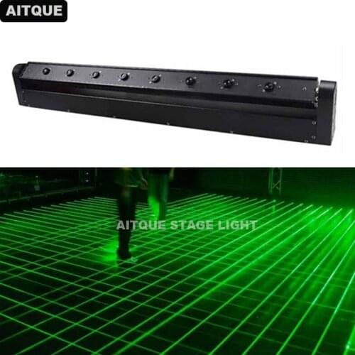 10pcs DJ 8 head disco rgb moving head laser light moving beam laser bar green laser lights