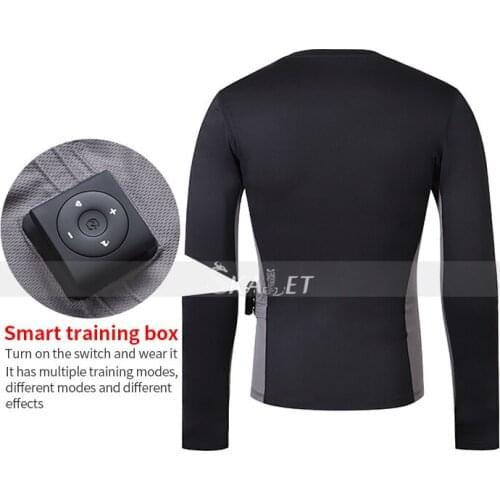 Multi-function Wireless Mens EMS Aerobic Sport Muscle Stimulation Massage Suit Slimming Body Training Suit App&Mobile Control