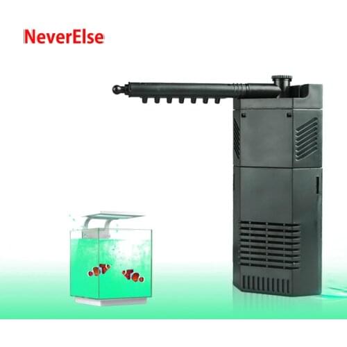 Multifunctional Aquarium Fish Tank Internal Filter 220V 3W/5W/7W Silent Oxygen Submersible Water Pump with Adjustable Rain Spray