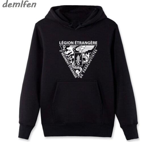 New French Foreign Legion Special Forces World War Army Sweatshirt Men Fleece Hoodie Hoody Jacket Tops Harajuku