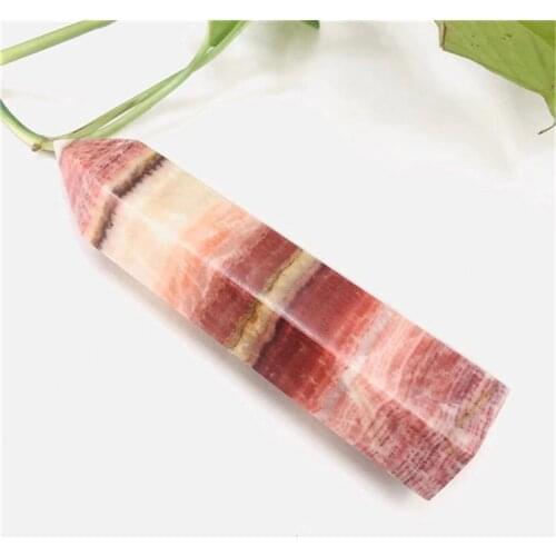 Natural Crystal Pork Stone Point Healing Wand Stone Mineral Crystal Home Decoration Stone Study Room Decoration