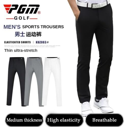 New Golf Clothes Mens Wear Trousers Casual Sports Ball Long Pants Slim Fit XXS-XXXL Ultra-Stretch High-elastic Quick Dry Tee