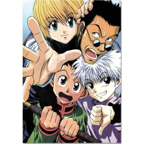 New Arrival Custom Hunter x Hunter Poster Home Decoration Fashion Silk Fabric Wall Poster Customize Poster 27X40cm30X45cm
