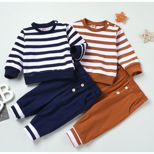 Toddler Boy Girl Clothes Kid Suits Children Set Long Sleeve Long Pants Sweater Sport Wear Spring Autmn Toddler Baby Outfit