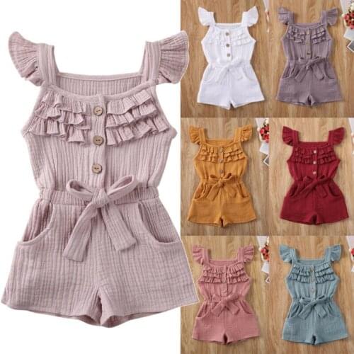 Newborn Toddler Baby Boy Girls Romper Bodysuit Sunsuit Outfit Clothes Playsuit