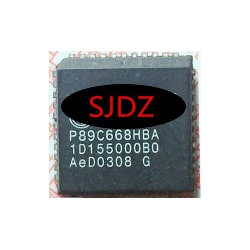 P89C668HBA P89C668H P89C668 PLCC44 2PCS