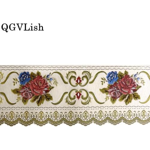 QGVLish 24cm Wide Chenille Short Curtain Fabrics DIY Valance Stage Bedroom Living Room Sofa Window Decor Curtain Accessories