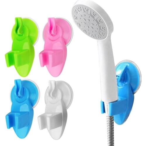 Bathroom Sprinkler Holder Adjustable Punch Free Strong Sucker Type Shower Head Bracket Mounting Nozzles Shower Head Base Stand