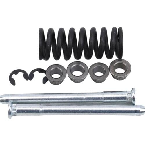 Front Or Rear Door Hinge Pin With Spring And Bushing Kit Fits 94-04 S10 S15 Siver (2 Spikes + 1 Spring + 1 semi-circle + 4 nuts)