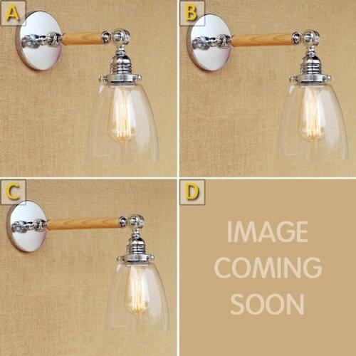 Top Grade Wood Handcrafted Swing Arm Light Glass Led Wall Lamp Nordic Style Arandela For Study Foyer Home Decoration Lighting