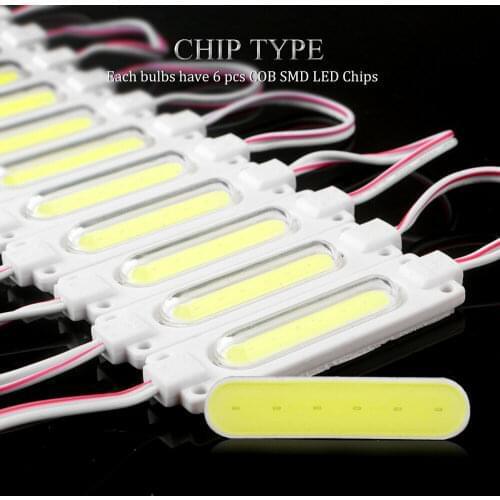 20pcs/lot injection with lens COB LED module waterproof LED back light backlight for sign channel letter DC12V 2W IP