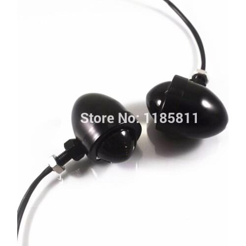 Universal Bullet For Honda Shadow Turn Signal Light Indicator VTX 1300 1800 Rebel CB CBR 600 1000 RR Custom Bobber Cruiser ATV