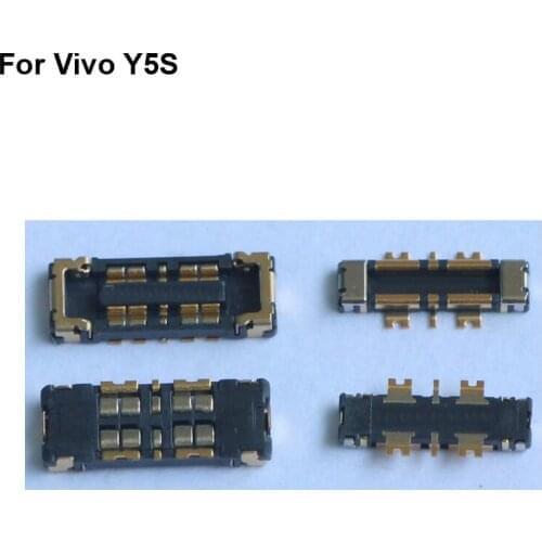 2PCS Inner FPC Connector Battery Holder Clip Contact For Vivo Y5s logic on motherboard mainboard Cable For Vivo Y 5s