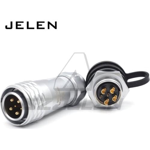 WEIPU SF2010/SF2012 6Pin Waterproof Panel mount 20mm IP68 Connectors ,Circular Cable Connector 6Pin Plug Socket