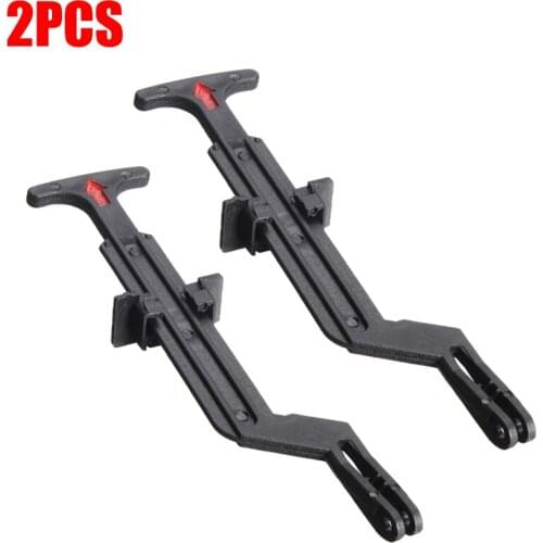 2Pcs/Set Bonnet Hood Release Rod Lock Latch Black Handle Clips 3B0823593 For VW For Volkswagen Passat B5 / B5.5 1998-2004