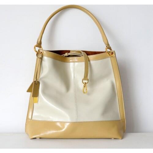 OUSSON 2021 Women Fashion Travel Work Large Capacity One-Shoulder Bag Ladies Soft Leather Big Tote Bucket Bag