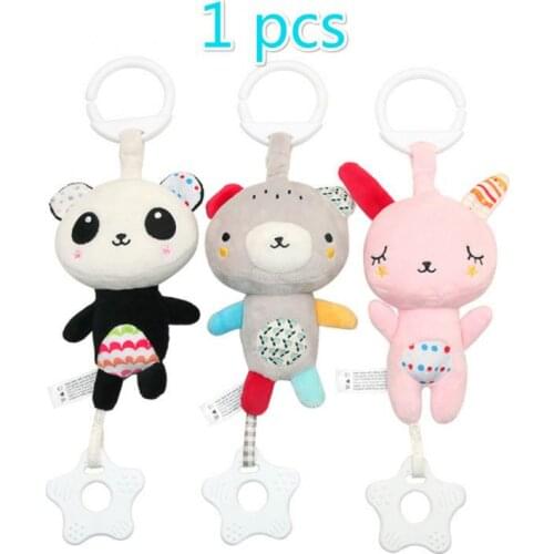 1 Pcs Childrens Music Sounding Small Objects Baby Stroller Hanging Toys Bed Hanging Puzzle Plush Toys Baby Rattles Baby Toys