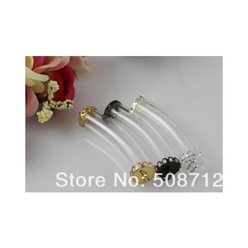 10mm Glass Tube Bottle With Both Metal Caps,,glass bottles,DIY bottles Bracelet,Wishing Bottles
