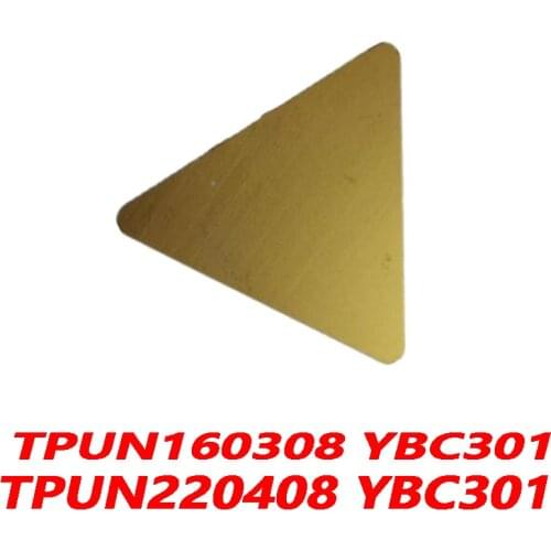 100% Original TPUN TPUN160308 YBC301 TPUN220408 10pcs Carbide insert CNC turning blades Quality Assurance High Efficient