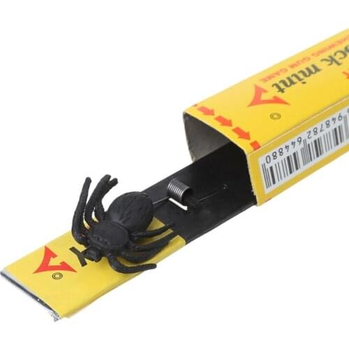 2PCS Cockroach Spider Chewing Gum Joke Shock Startle Toys Novel Toy XX9E