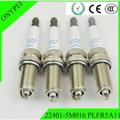 4 PCS PLFR5A11 PLFR6A11 Car Styling Spark Plug 22401 5M016 For Nissan Infiniti FX35 FX45 PLFR5A-11 22401-5M016 22401-5M015